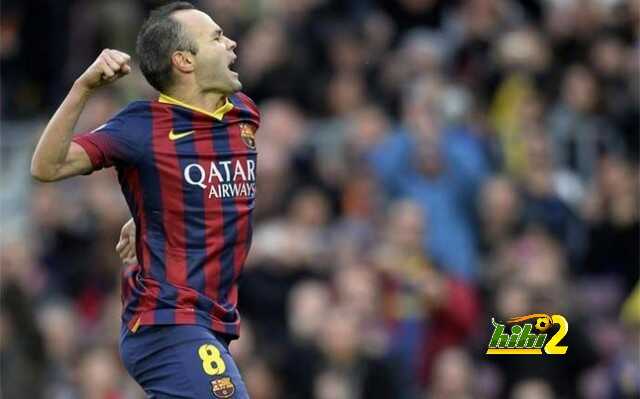 إنييستا يحتفل بمباراته الـ50 في بطولة كأس الملك