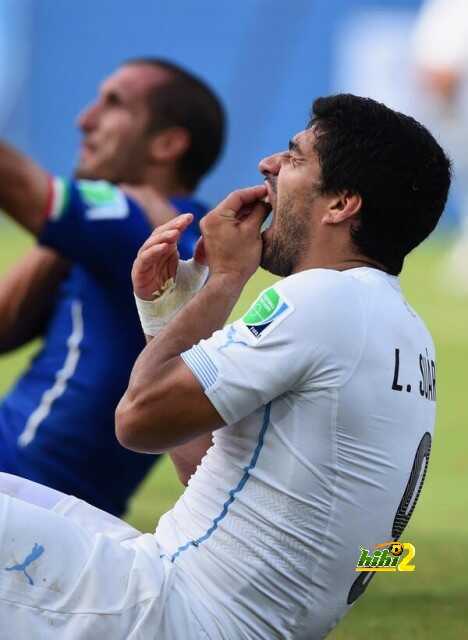 صورة : ماذا فعل سواريز بعد عضة كيلليني ؟!