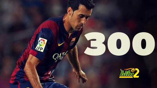 سيرجيو بوسكيتس يصل للمباراة ال300