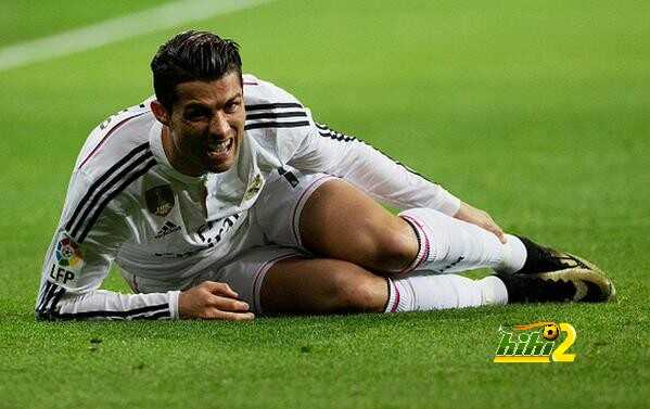 صورة : كريستيانو غير سعيد بنتيجة المباراة ..!