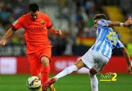 احصائيات برشلونة أمام ملقا في الدوري الاسباني