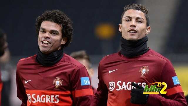 صور : وصول كريستيانو وبيبي الى مقر بعثة المنتخب البرتغالي