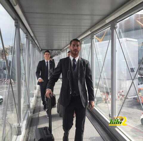 صورة : وصول ريال مدريد لتورينو
