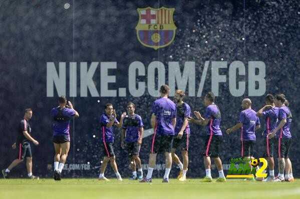 صور : آخر استعدادات برشلونة لنهائي الكأس