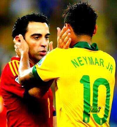 تشافي : ليس لدي شك بأن نيمار سيصبح أفضل لاعب في العالم