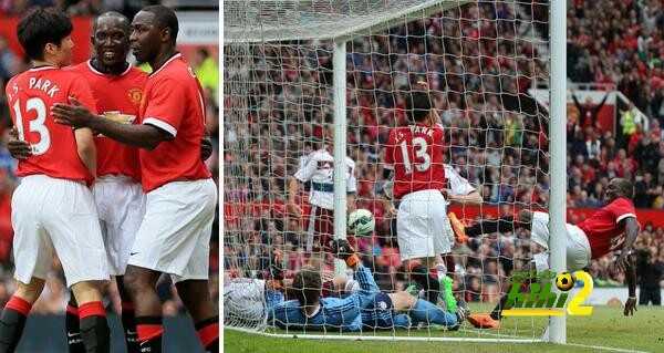 صور : مانشستر يونايتد ينهي الشوط الأول متقدما على أساطير بايرن 3-2