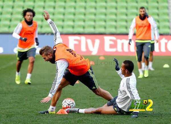 صور : أولى استعدادات ريال مدريد لمواجهة مانشستر سيتي