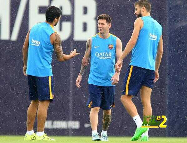 صور : اخر استعدادات برشلونة للسوبر الإسباني