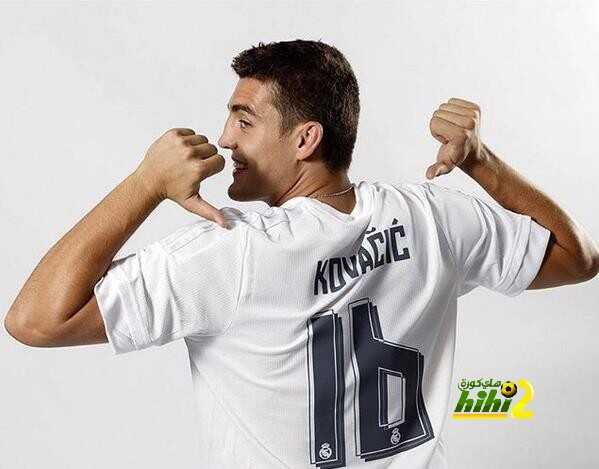 جلسة التصوير الرسمية الأولى لكوفاسيتش كلاعب في ريال مدريد