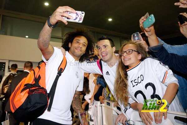 صور : وصول نجوم ريال مدريد إلى سيلتا فيغو
