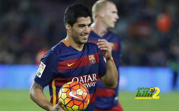 سواريز يتفوق على أقرانه في برشلونة في 2015