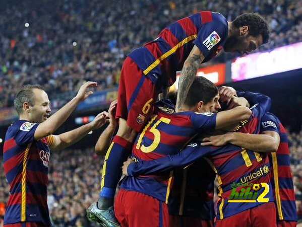 صورة : احتفال نجوم برشلونة بعد التأهل لربع نهائي كأس الملك