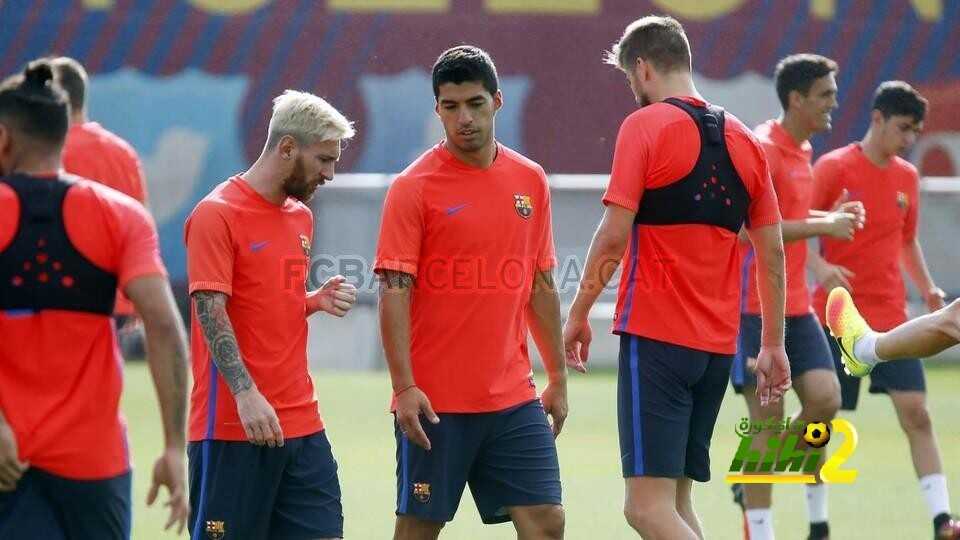 صور من أخر استعدادات برشلونة لمواجهة ليستر سيتي