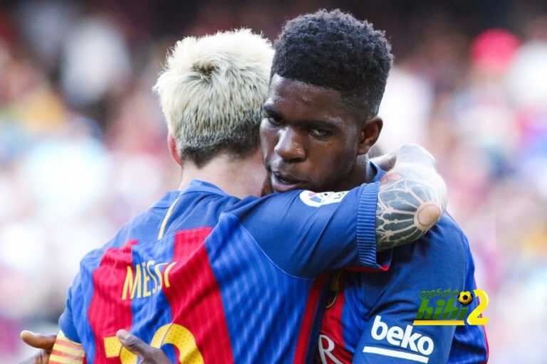 صورة : برشلونة لا يخسر عندما يتواجد سامويل أومتيتي