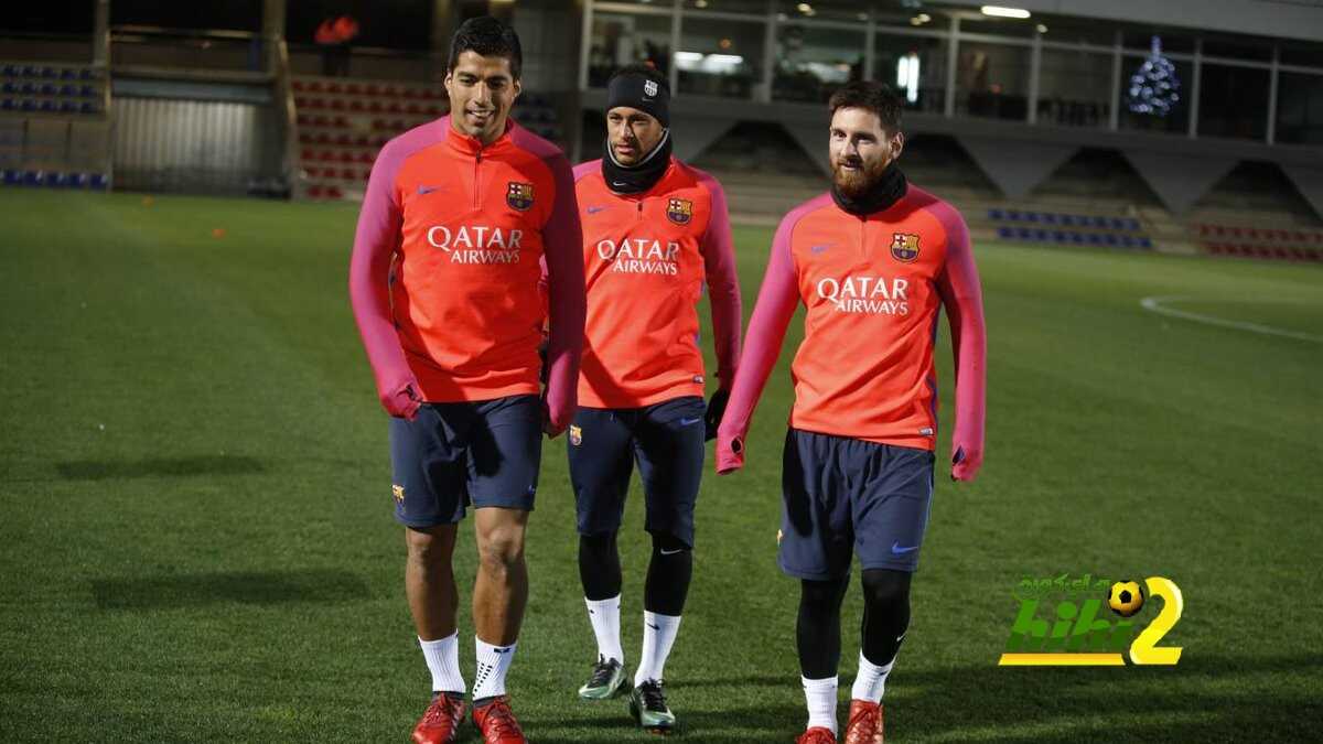 صور : ثلاثي الـMSN يعودون للتدريبات