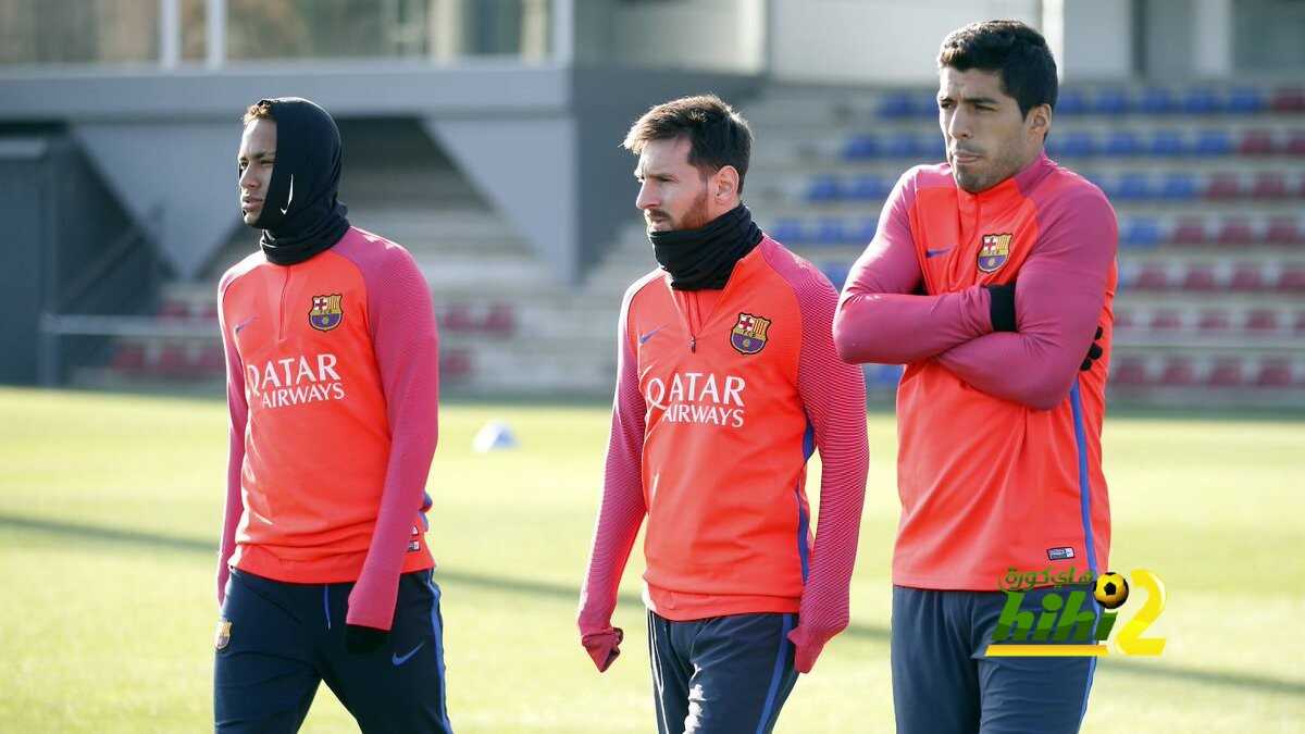 صور من استعدادات برشلونة لمواجهة فياريال