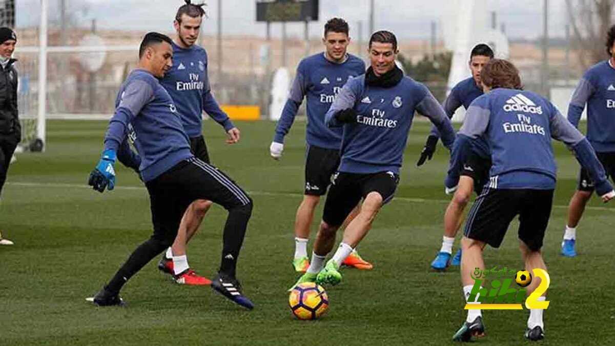 ريال مدريد يختتم استعداداته لمواجهة لاس بالماس