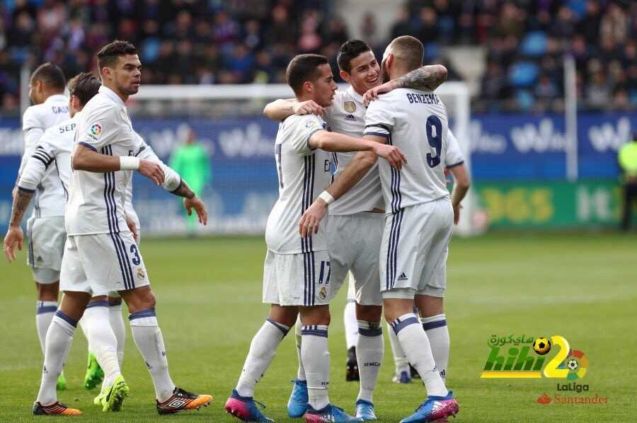 فيديو : ريال مدريد ينهي الشوط الأول متقدما بثلاثية أمام ايبار