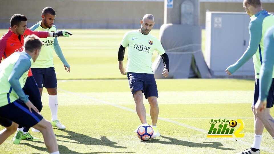 صور من استعدادات برشلونة لمواجهة غرناطة