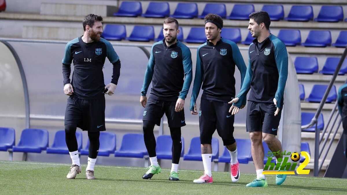 صور من أخر استعدادات برشلونة لمواجهة اليوفينتوس