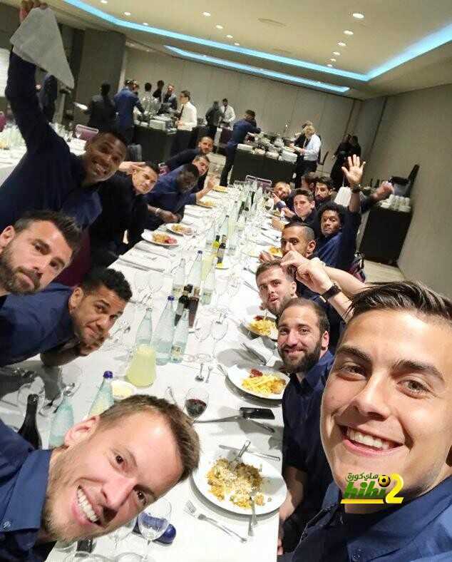 صورة.. هكذا احتفل يوفنتوس بفوزهم على برشلونة!