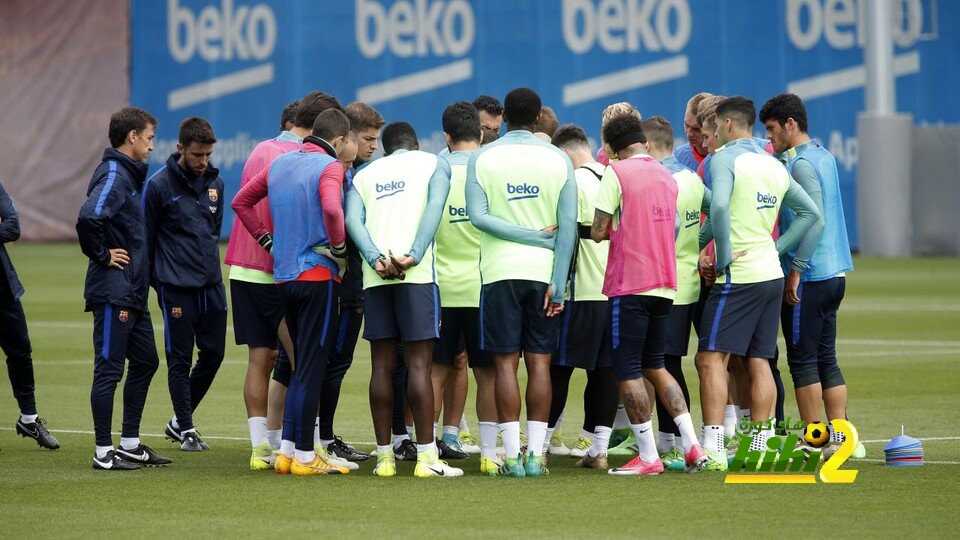 صور من استعدادات برشلونة لمواجهة لاس بالماس