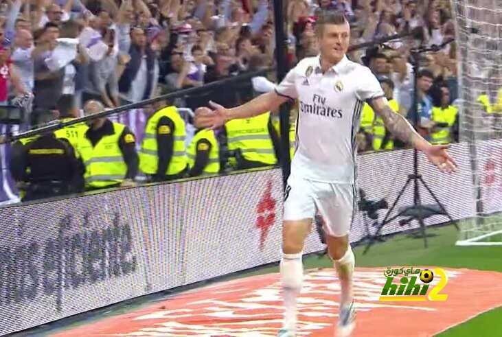 كروس يضيف الهدف الرابع لريال مدريد