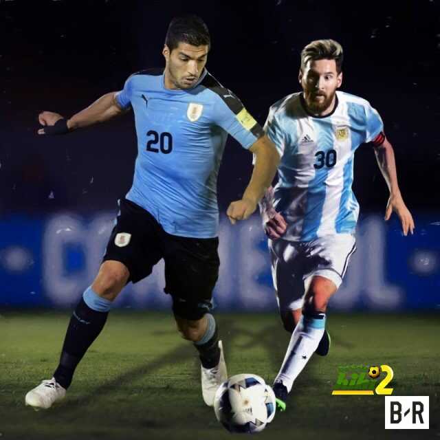 ميسي يلعب بالرقم 30 امام اوروجواي