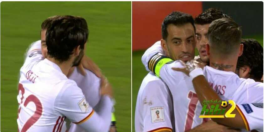 موراتا وايسكو يعززان تقدم المنتخب الأسباني