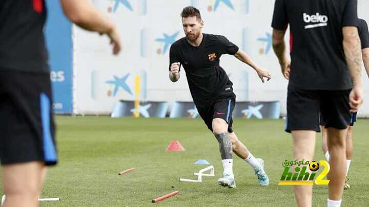🔴 صورة: تركيز عميق من ميسي في تدريبات برشلونة