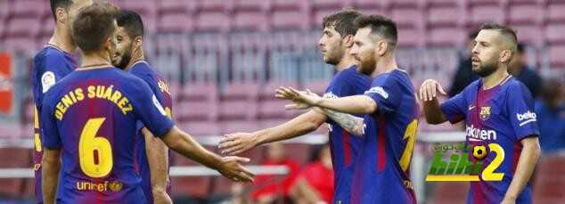 فيديو : ميسي يقود برشلونة للفوز على لاس بالماس رغم غياب الجماهير