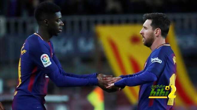 ديمبلي يقدم الاسيست الثاني له مع برشلونة