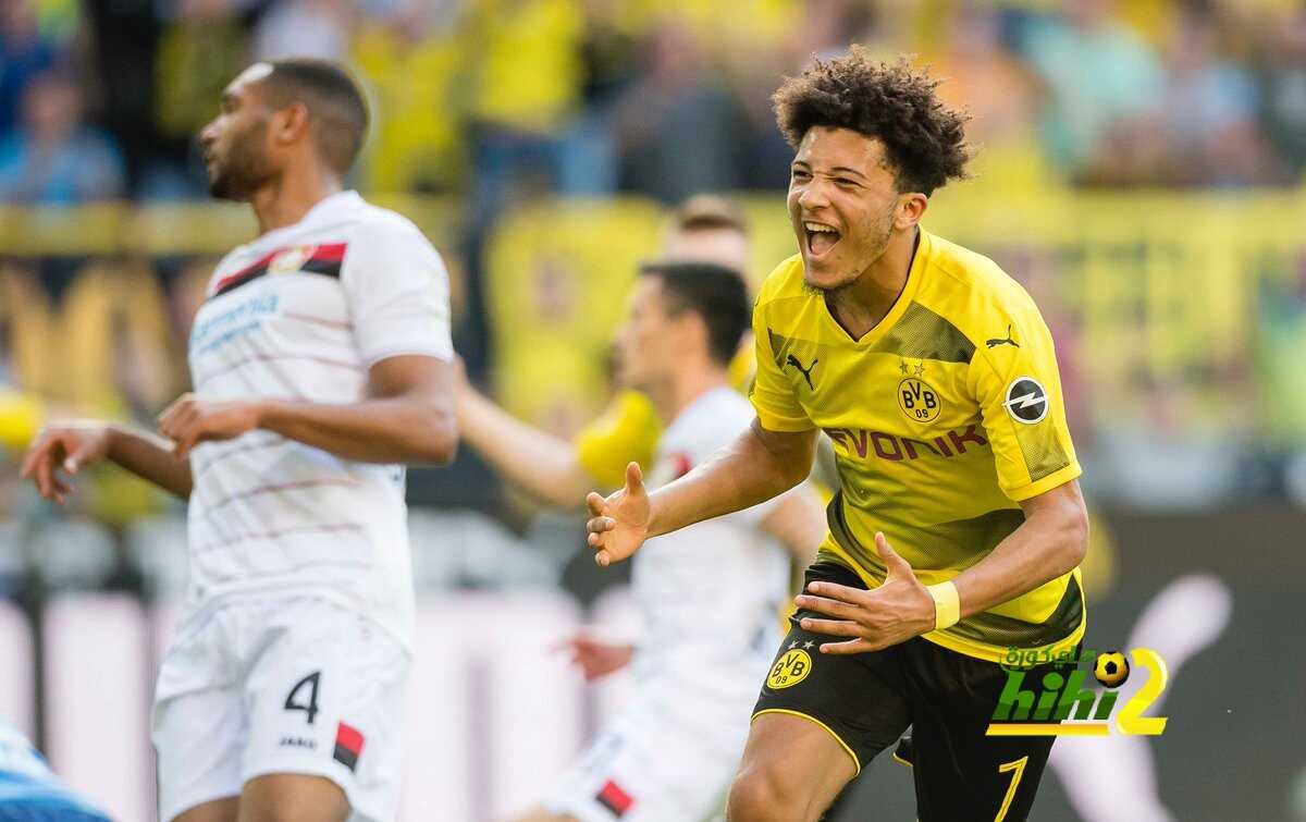 دورتموند يتقدم على باير ليفركوزن بهدف في الشوط الأول