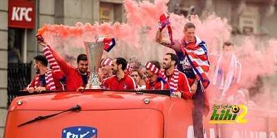 🔴 بالصور.. الأتليتي يجوب أنحاء العاصمة مدريد إحتفالاً بلقب الدوري الأوروبي
