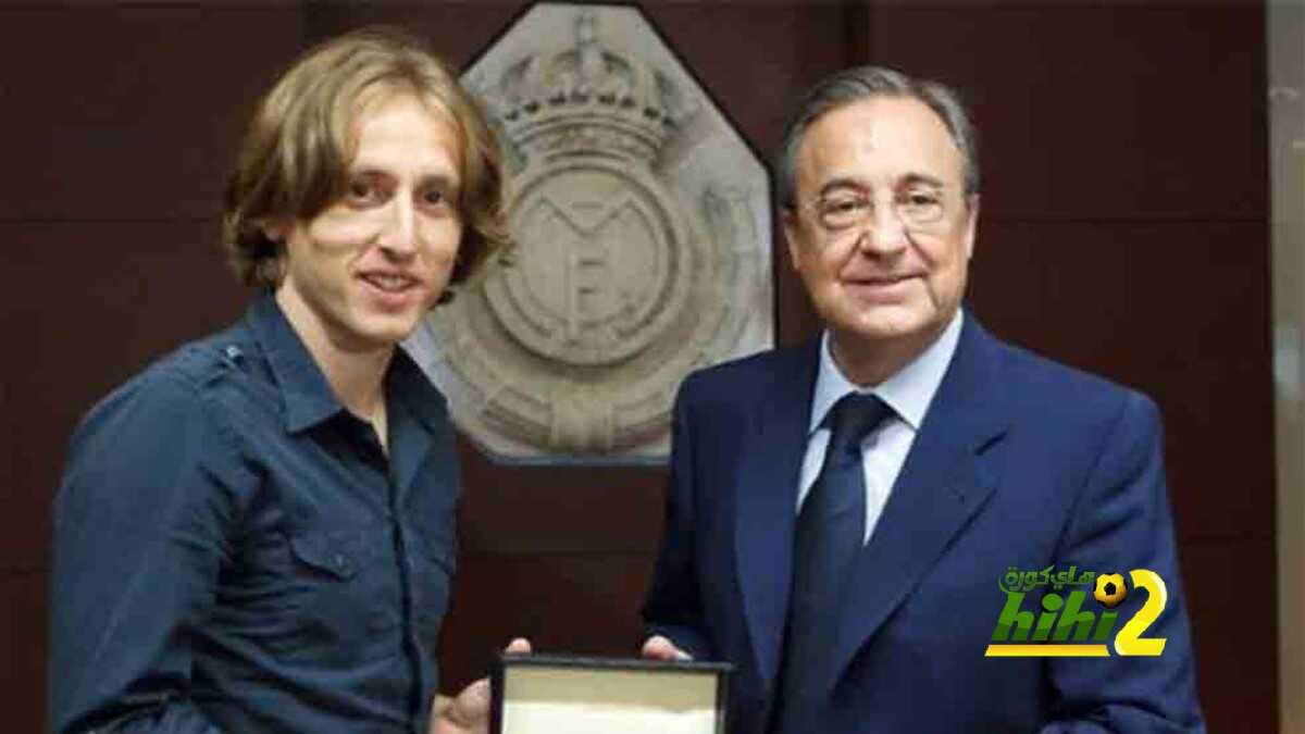 بيريز يحسم الجدل حول مستقبل مودريتش في ريال مدريد