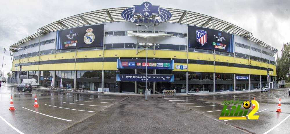 التشكيلة الرسمية لمباراة السوبر الأوروبي بين ريال مدريد وأتلتيكو
