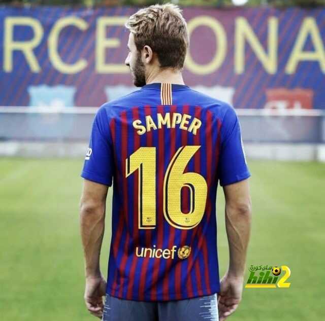 🔴 سامبر سيرتدي الرقم 16 مع برشلونة