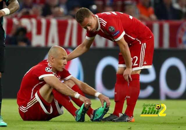 شكوك حول لحاق روبن بمواجهة دورتموند