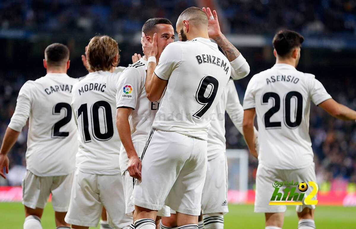 نهاية المباراة ريال مدريد × رايو فايكانو