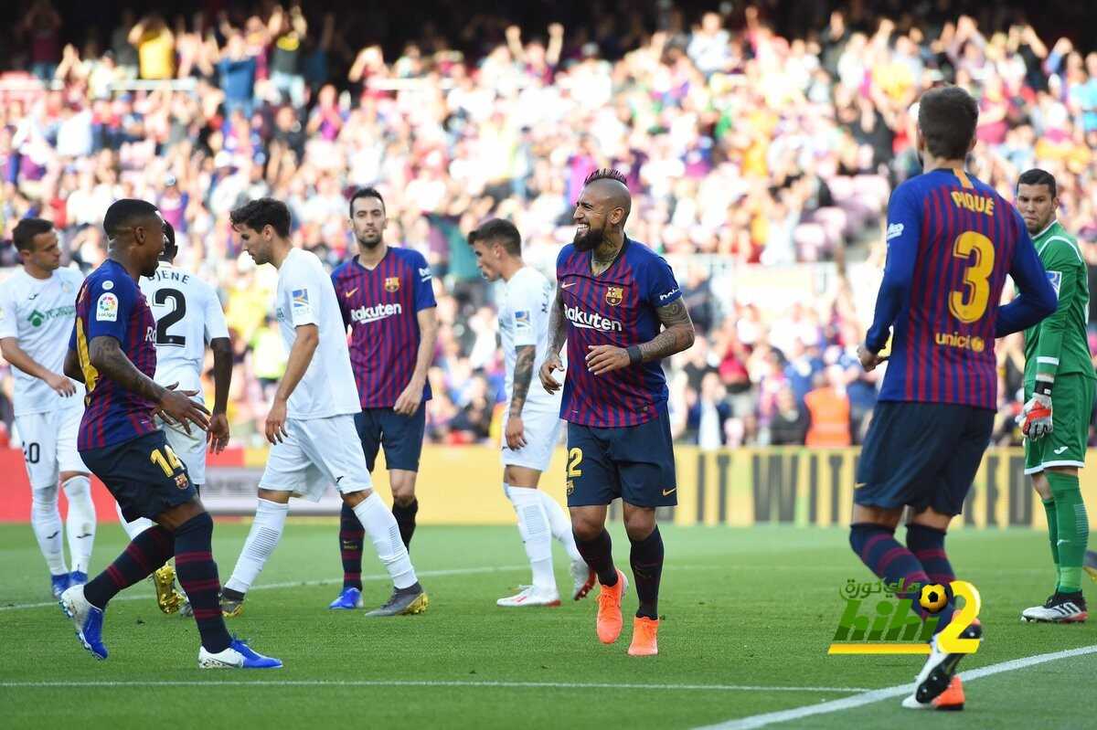 فيديو : برشلونة ينهي الشوط الأول متقدما أمام خيتافي