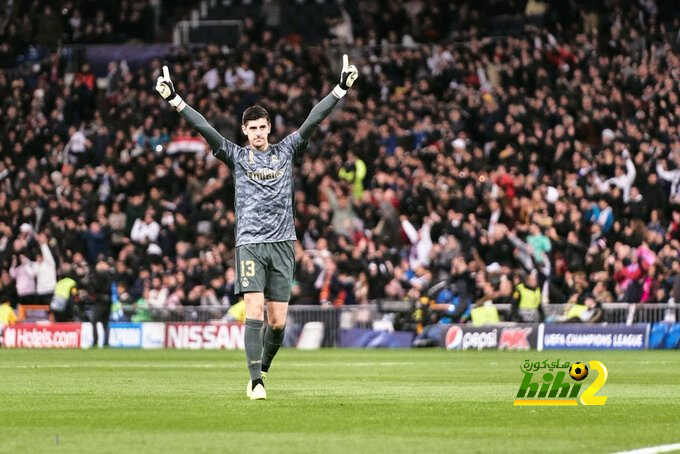 بالأرقام: كورتوا يواصل التألق بمباريات ريال مدريد