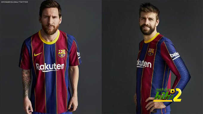 لاعبو برشلونة يعلنون عن القميص الجديد