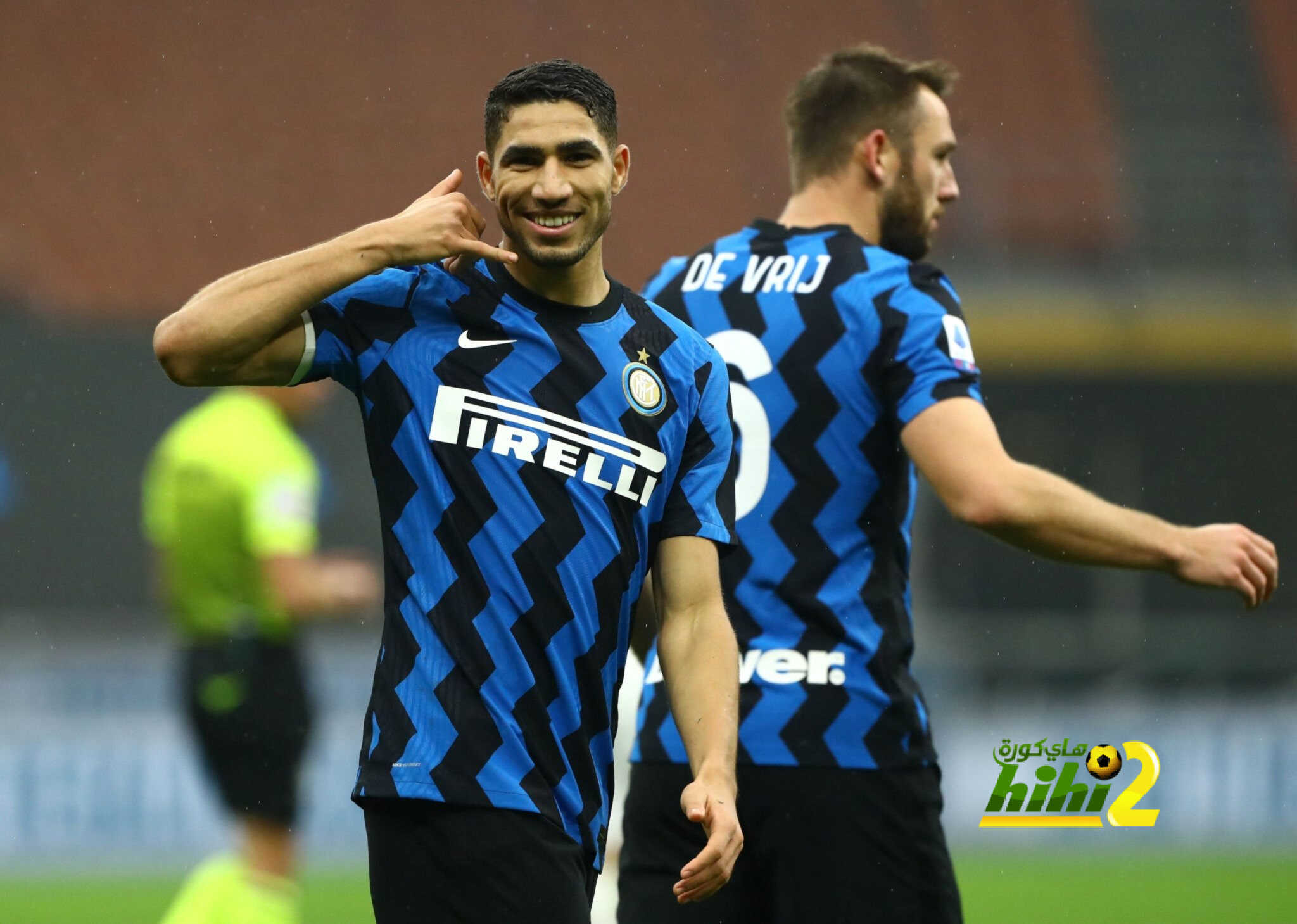 حكيمي المدافع الأكثر تسجيلاً للأهداف في الدوري الإيطالي