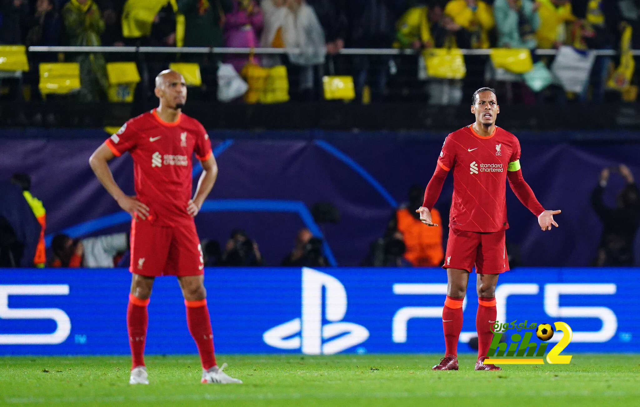 ليفربول عاجز أمام فياريال فى الشوط الأول