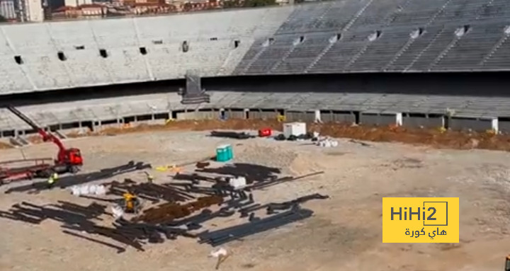 فيديو من أعمال الترميم بملعب برشلونة الجديد