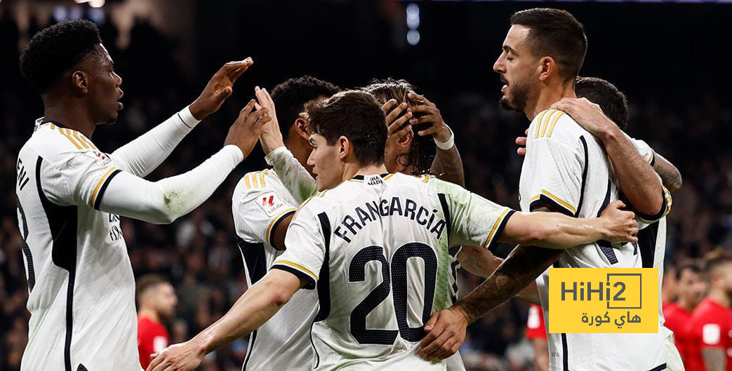 قائمة ريال مدريد الرسمية لمواجهة أراندينا