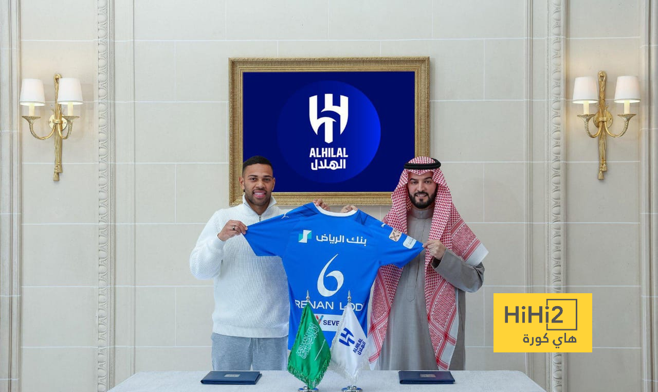 لودي يرتدي القميص رقم 6 مع الهلال