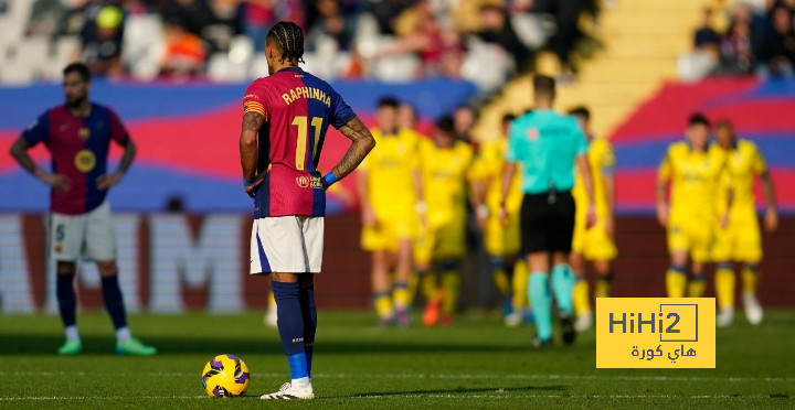 برشلونة يسقط على أرضه أمام لاس بالماس بهدفين في الليغا