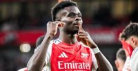 أرقام ساكا في مباراة أرسنال وموناكو