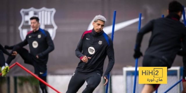 صور: برشلونة يختتم تدريباته استعداداً لمواجهة بارباسترو